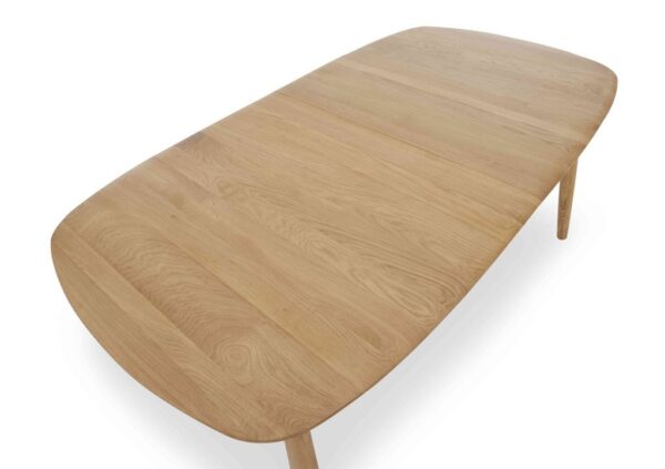 Stockholm Extending Dining Table with 4 Wooden Dining Chairs and a Dining Bench - Image 4